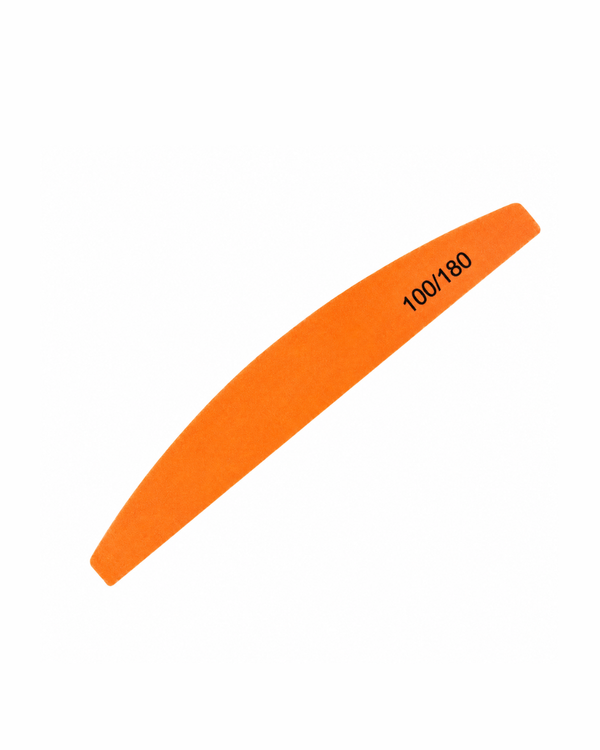 LIXA UNHA BUFFER BOOMERANG LARANJA
